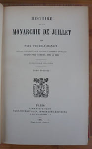 Histoire de la Monarchie de Juillet.