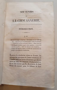 Souvenirs de la Chouannerie.