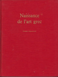 Naissance de l'art grec.