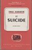 Le Suicide. Etude de sociologie.. DURKHEIM (Emile).