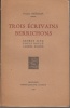 Trois écrivains berrichons : George Sand, Louis Boulé, Gabriel Nigond.. DETHARÉ (Vincent).