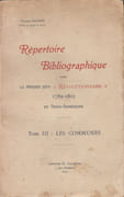 Répertoire bibliographique pour la période dite « Révolutionnaire », 1789-1801, en Seine-Inférieure. Tome III : Les Communes. par SANSON (Victor, prêtre du diocèse de Rouen).