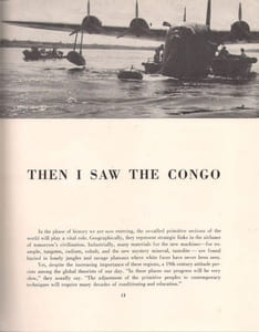 Congo. Written by John Latouche, photographed by André Cauvin.