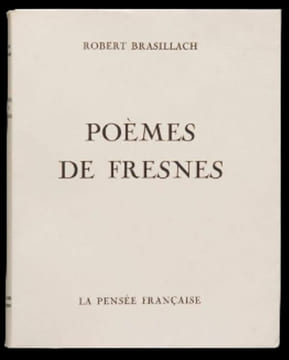 Poèmes de Fresnes.. BRASILLACH (Robert).