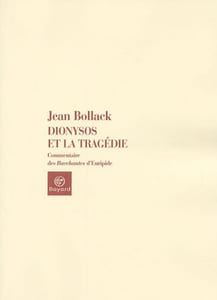Dionysos et la tragédie. Le dieu homme dans les Bacchantes d'Euripide.