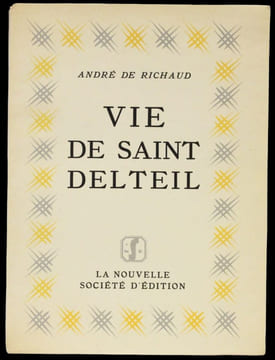 Vie de Saint Delteil, avec un portrait par Mariette Lydis.. RICHAUD (André de).