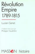 Révolution-Empire. 1789-1815. par GENET (Lucien).