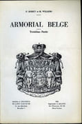 Armorial belge. Première [- cinquième] partie. par BOHET (Paul) et Hubert WILLEMS. - Image 3