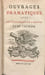 Ouvrages dramatiques avec les pieces relatives a chacun. Tomes premier, second et troisi&egrave;me.. VOLTAIRE (Fran&ccedil;ois-Marie Arouet, dit).