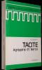 Agrippine et N&eacute;ron de Tacite  Pr&eacute;paration comment&eacute;e.. LAURENT (P.).