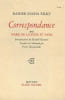 Correspondance avec Marie de La Tour et Taxis (Marie von Thurn und Taxis).. RILKE (Rainer Maria).