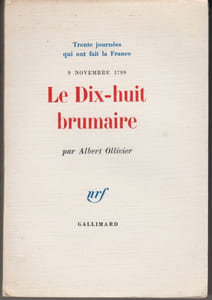 Le Dix-huit brumaire. 9 novembre 1799.