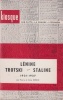Lénine, Trotski, Staline, 1921-1927.. SORLIN (Pierre et Irène).