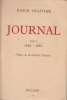 Journal 1846-1869. Texte choisi et annoté par Theodore Zeldin et Anne Troisier de Diaz.. OLLIVIER (Emile).