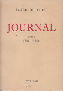 Journal 1846-1869. Texte choisi et annoté par Theodore Zeldin et Anne Troisier de Diaz.