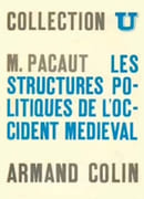 Les Structures politiques de l'Occident médiéval. par PACAUT (Marcel).