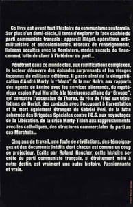 Histoire secrète du Parti communiste français (1920-1974).