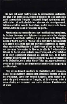 Histoire secrète du Parti communiste français (1920-1974).. GAUCHER (Roland).
