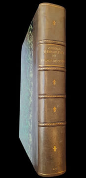 Journal d'émigration du Prince de Condé, 1789-1795, publié par le comte de Ribes.. CONDÉ (Louis-Joseph de Bourbon, prince de).