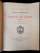 Journal d'émigration du Prince de Condé, 1789-1795, publié par le comte de Ribes. par CONDÉ (Louis-Joseph de Bourbon, prince de). - Image 5