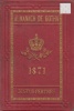 Almanach de Gotha. Annuaire généalogique, diplomatique et statistique. 1871. 108e année.. (Gotha).