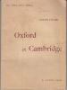 Oxford et Cambridge.. AYNARD (Joseph).