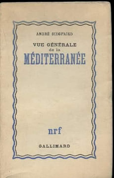 Vue générale de la Méditerranée.. SIEGFRIED (André).