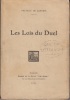 Les Lois du duel.. [Escrime] – BRUNEAU de LABORIE.