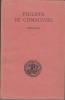 Mémoires. Edités par Joseph Calmette avec la collaboration du chanoine G. Durville. Tome I : 1464-1474.. COMMYNES (Philippe de).