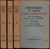 M&eacute;moires du g&eacute;n&eacute;ral de Caulaincourt, duc de Vicence, Grand Ecuyer de l'Empereur. Introduction et notes de Jean Hanoteau.. CAULAINCOURT ...