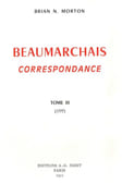Correspondance. Editée par Brian N. Morton et Donald C. Spinelli. par BEAUMARCHAIS (Pierre-Augustin Caron de). - Image 2