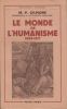 Le Monde de l'humanisme, 1453-1517.. GILMORE (Myron P.).