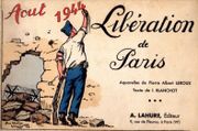 Août 1944 – Libération de Paris. Aquarelles de Pierre Albert Leroux. Textes de I. Blanchot. par LEROUX (P.-A.) et I. BLANCHOT.