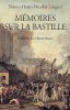 Mémoires sur la Bastille.. LINGUET (Simon-Nicolas-Henri).