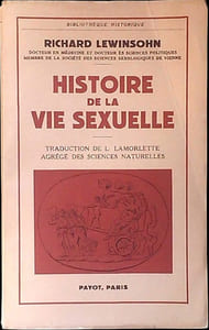 Histoire de la vie sexuelle.