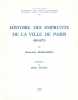 Histoire des emprunts de la Ville de Paris, 1814-1875. (Thèse).. MASSA-GILLE (Geneviève).