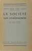 La Société et son environnement. Essai sur les principes des sciences sociales.. CALLOT (Emile).