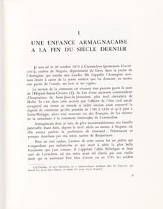 Enfance et jeunesse d'un centenaire.
