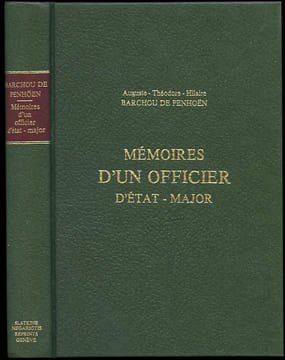 Mémoires d'un officier d'état-major. Expédition d'Afrique.. BARCHOU de PENHOËN (A.-T.-H.).