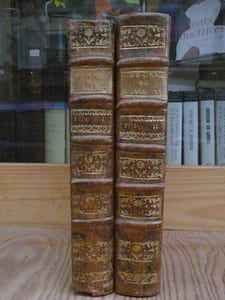 Explication des ordonnances de Louis XV, Roi de France et de Navarre. Nouvelle édition revûë, corrigée, & considérablement augmentée [par François de Boutaric] (Avignon, François Girard, 1751). Relié avec Explication de l'ordonnance de Louis XV, Roi de France et de Navarre, du mois d'août 1735 concernant les testaments. Nouvelle édition revûë, corrigée, & augmentée. Par Me Jean-Pierre-René Aymar (Avignon, François Girard, 1744) et Explication de l'ordonnance de Louis XV, du 16 janvier 1736, portant réglement pour les adjudications par décret en Languedoc. Dictée en l'année 1741 par M. Serres (Nanci [Nancy], Joseph Michar, 1749).