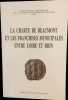 La Charte de Beaumont et les franchises municipales entre Loire et Rhin. Actes du colloque de Nancy, 22-25 septembre 1982.. Collectif.