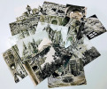 LOT 15 CARTES POSTALES NOIR ET BLANC EGLISES. CARTES POSTALES EGLISES