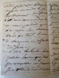 LETTRE AUTOGRAPHE SIGNÉE À VICTOR HUGO