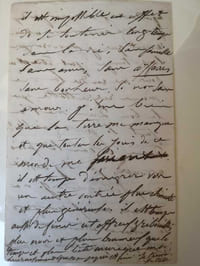LETTRE AUTOGRAPHE SIGNÉE À VICTOR HUGO