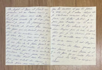 LETTRE AUTOGRAPHE SIGNÉE À ÉDITH PIAF