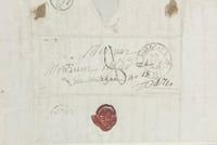 LETTRE AUTOGRAPHE À ALFRED DE VIGNY