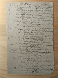 POÈME AUTOGRAPHE SIGNÉ