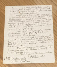 LETTRE AUTOGRAPHE SIGNÉE [À MAURICE LACHÂTRE]