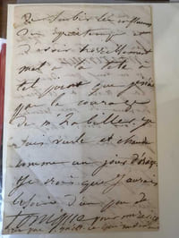 LETTRE AUTOGRAPHE SIGNÉE À VICTOR HUGO