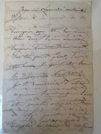 LETTRE AUTOGRAPHE SIGNÉE À VICTOR HUGO